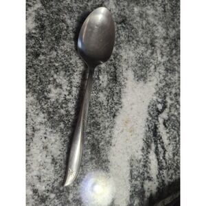 * ONEIDA Community Stainless  SERVING SPOON MCM  Atomic TWIN STAR Pattern